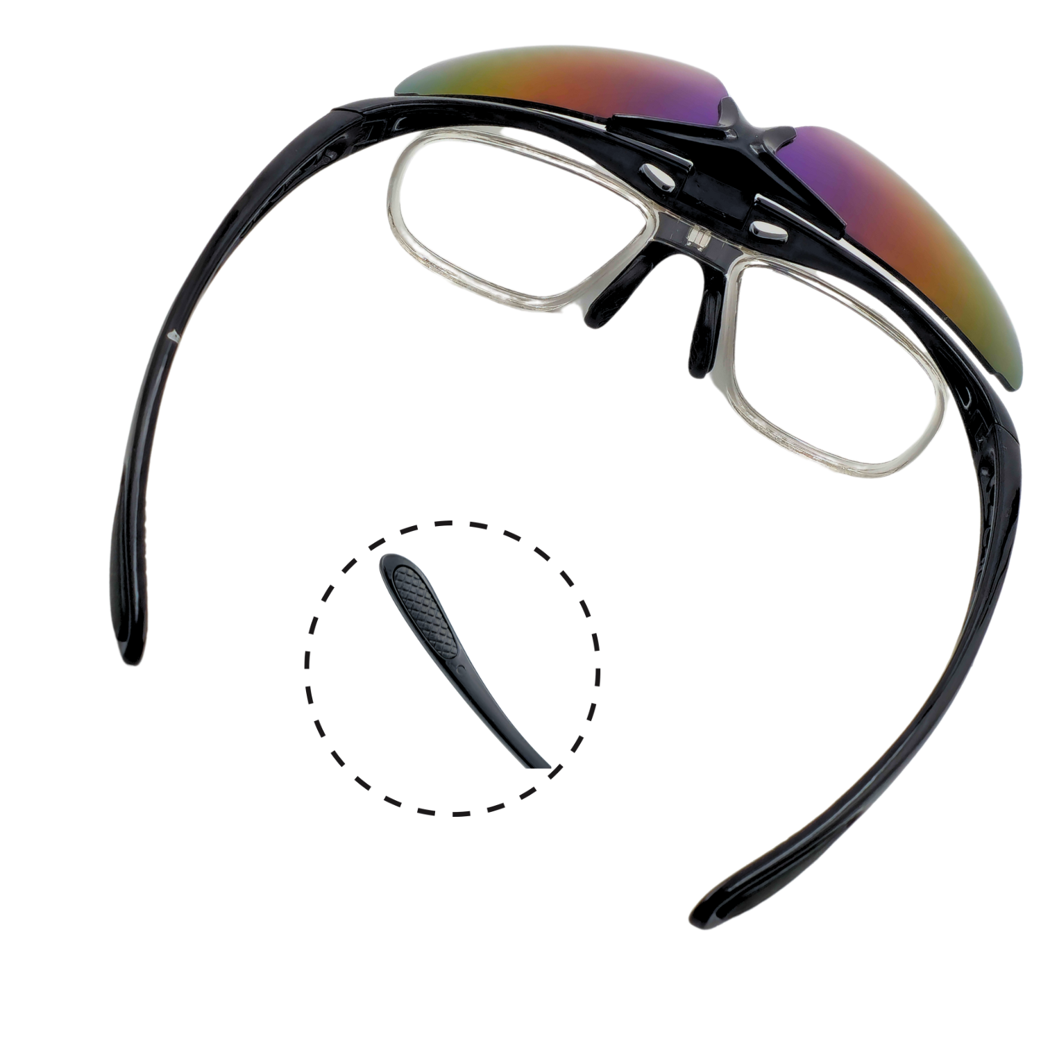 HUVORA | Flip Up | Wrapround Sports Sunglasses
