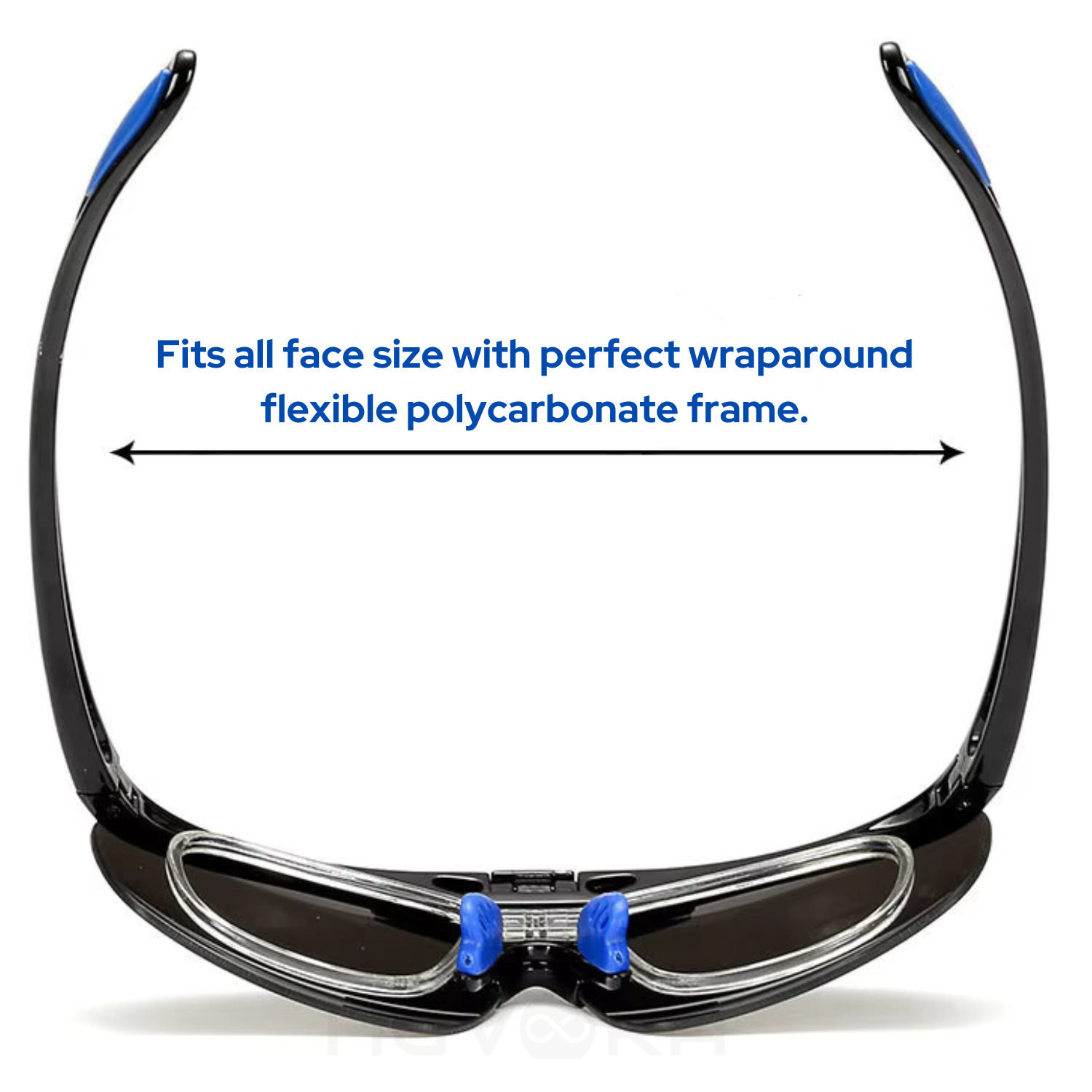 HUVORA | Flip Up | Wrapround Sports Sunglasses
