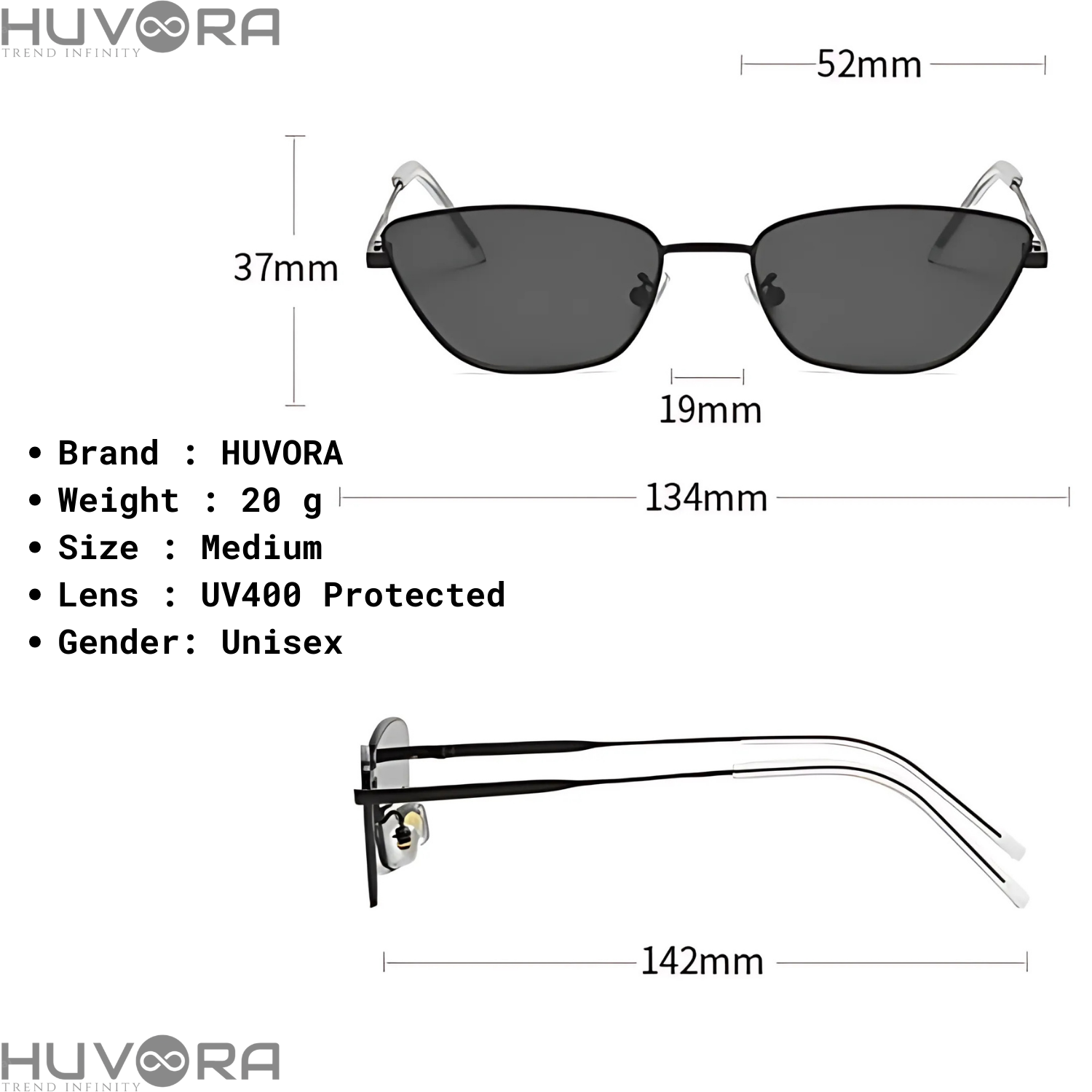 HUVORA | SRK Flex | Designer Pentagonal Cat Eye Sunglasses | Spotted on SRK