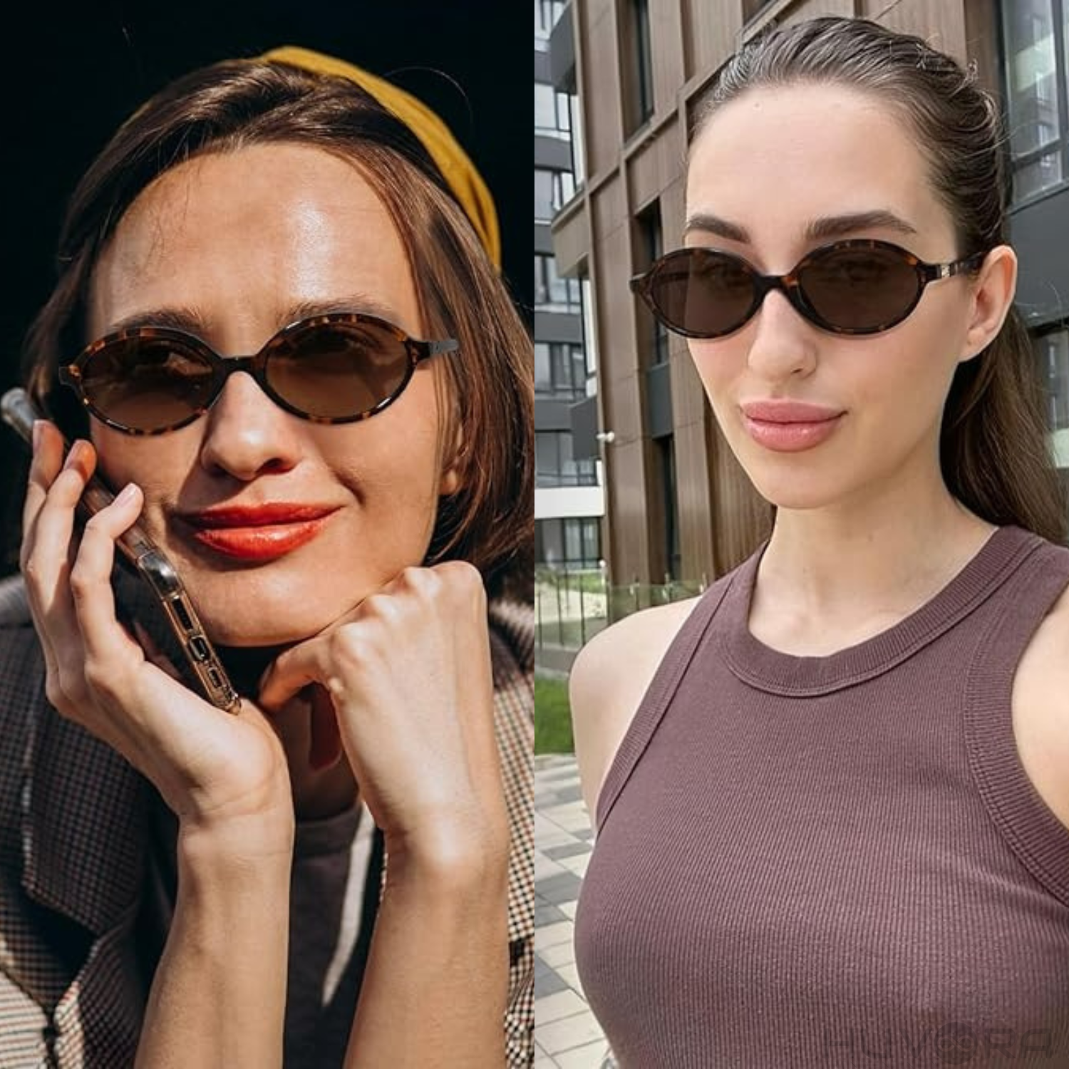 HUVORA | Retro Bloom | Anti Blue Oval Computer Glasses