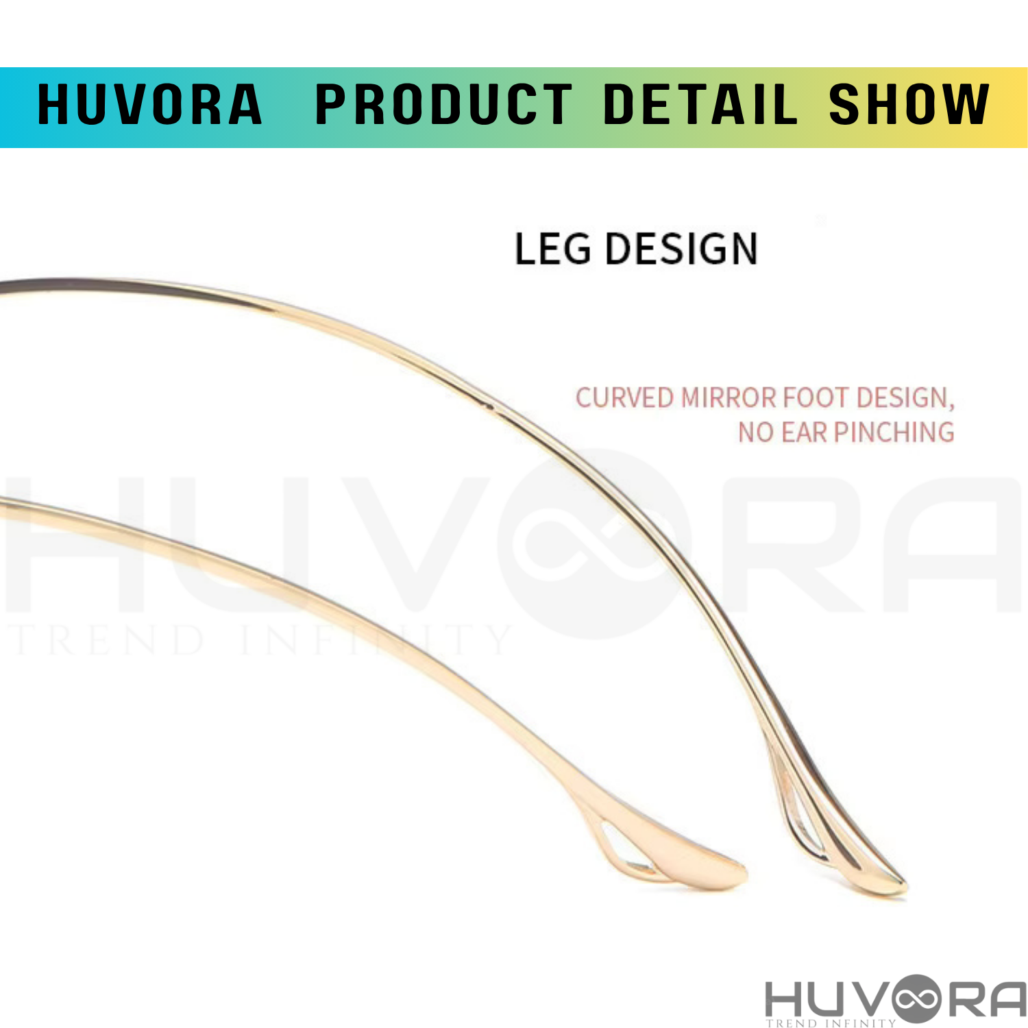 HUVORA | De Curve | Designer Oversized Round Sunglasses