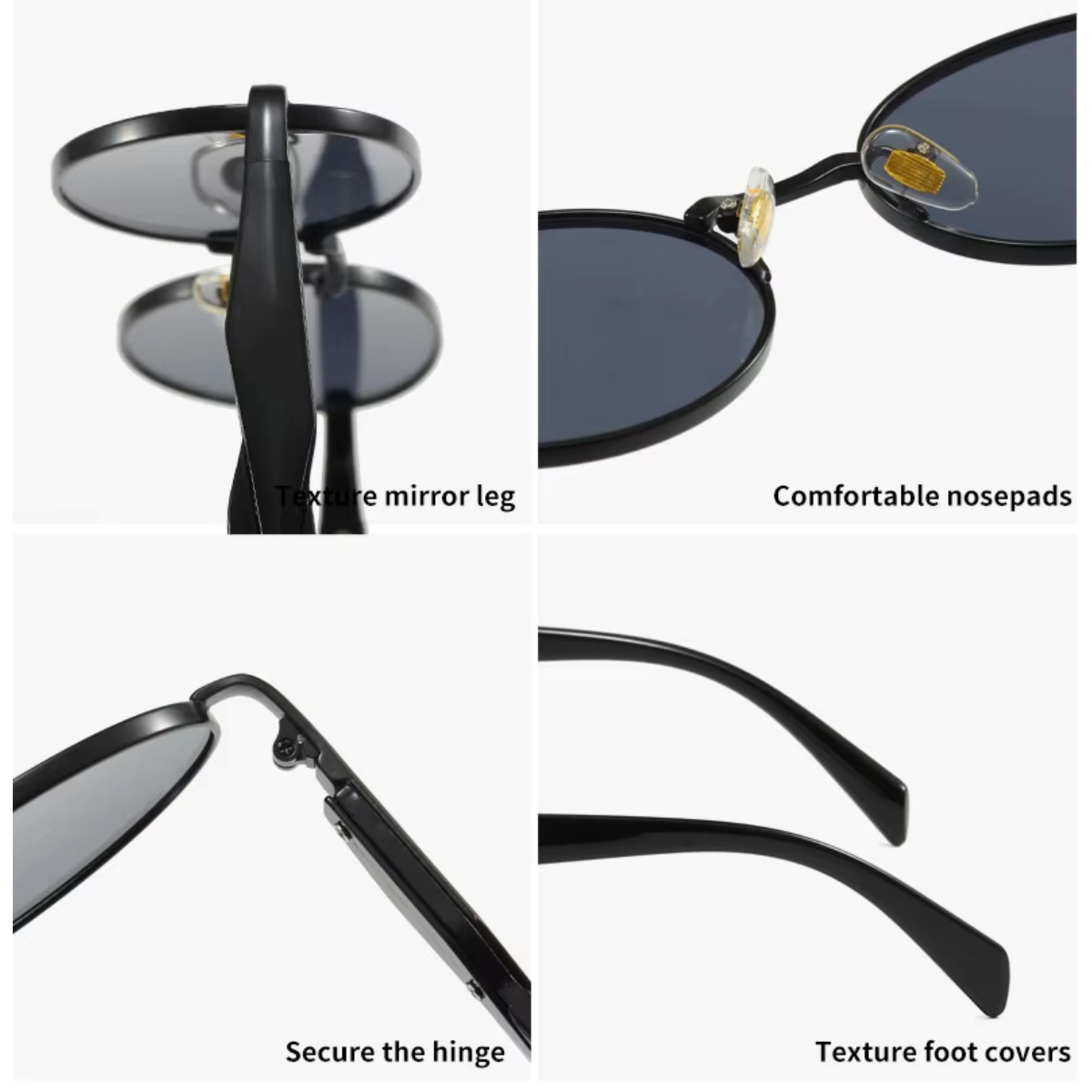 HUVORA | Glamonde | Designer Oval Sunglasses