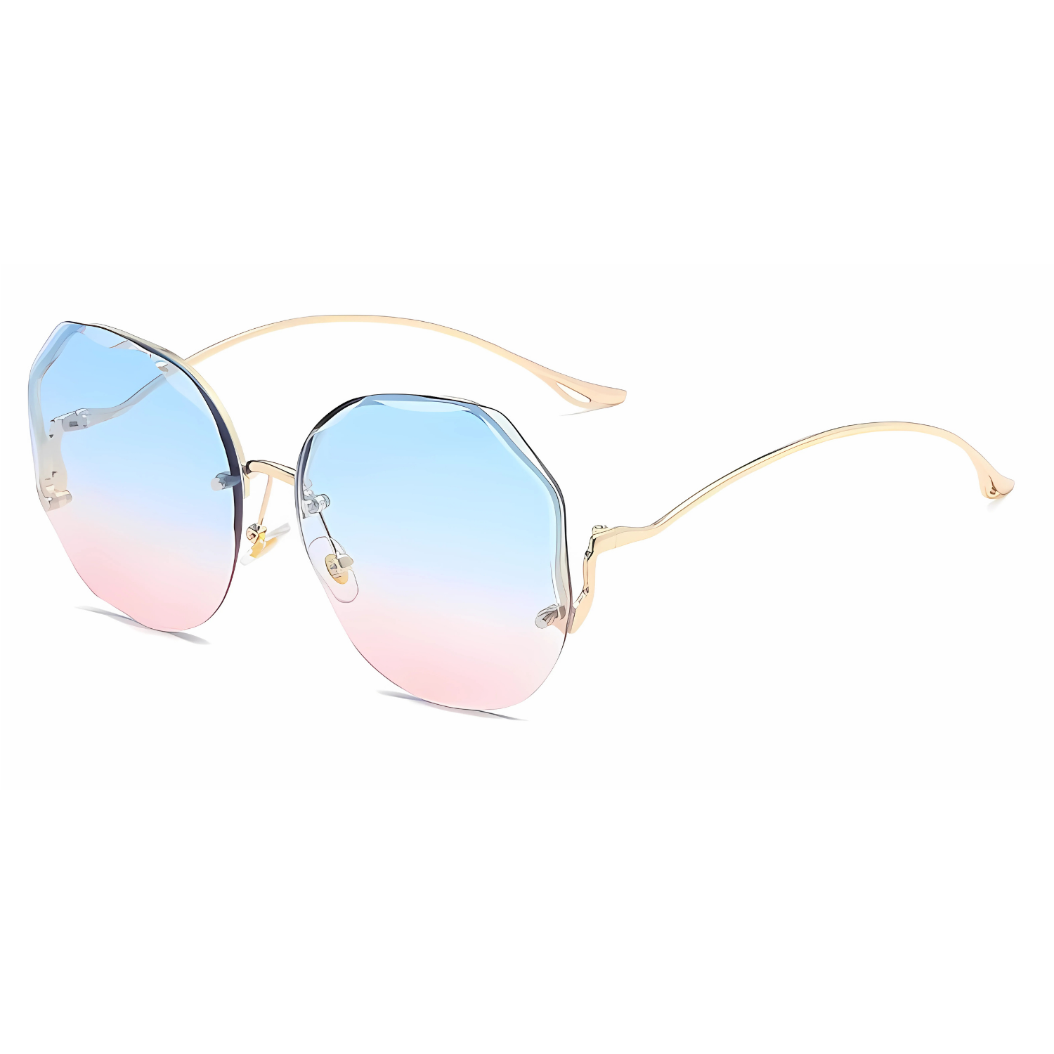 HUVORA | De Curve | Designer Oversized Round Sunglasses