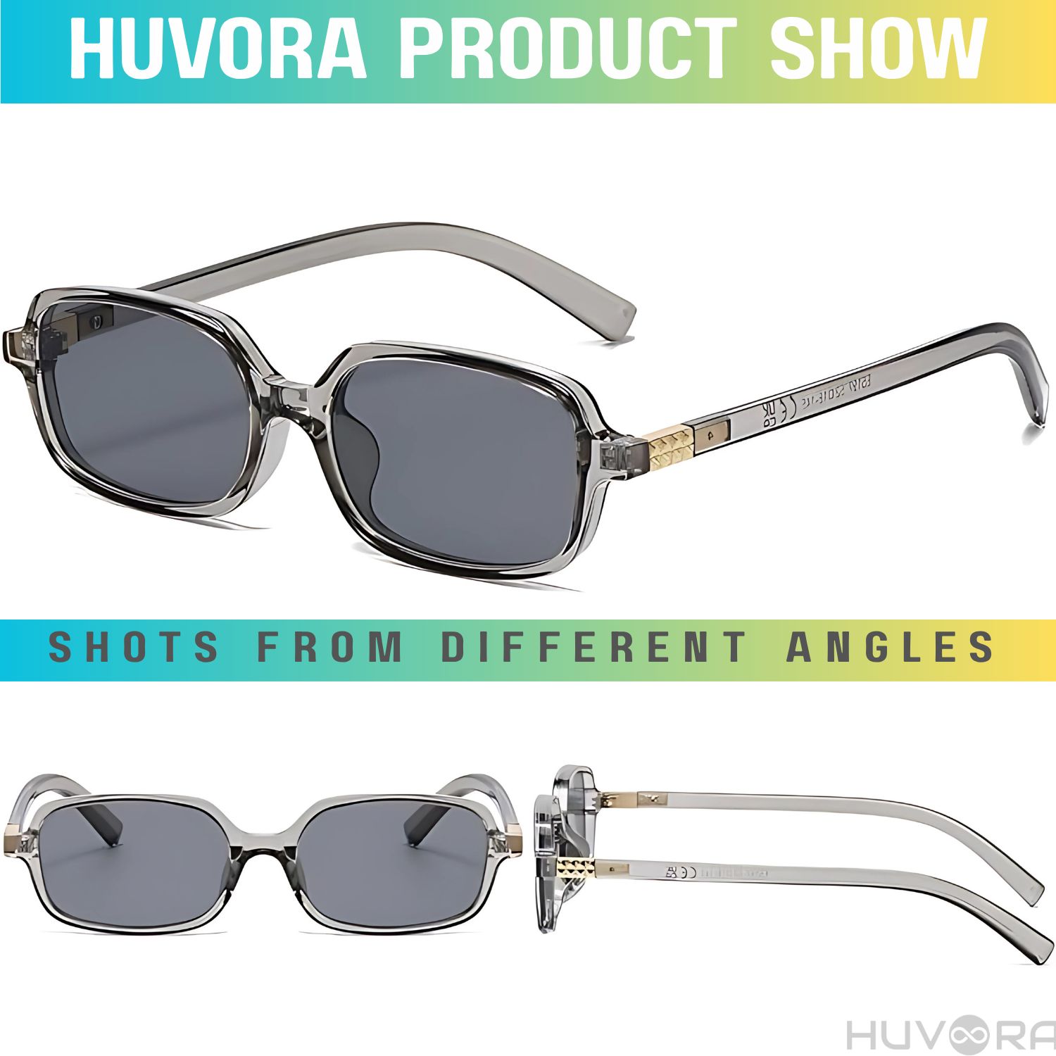 HUVORA | Blue Flex | Anti Blue Light Computer Rectangle Glasses