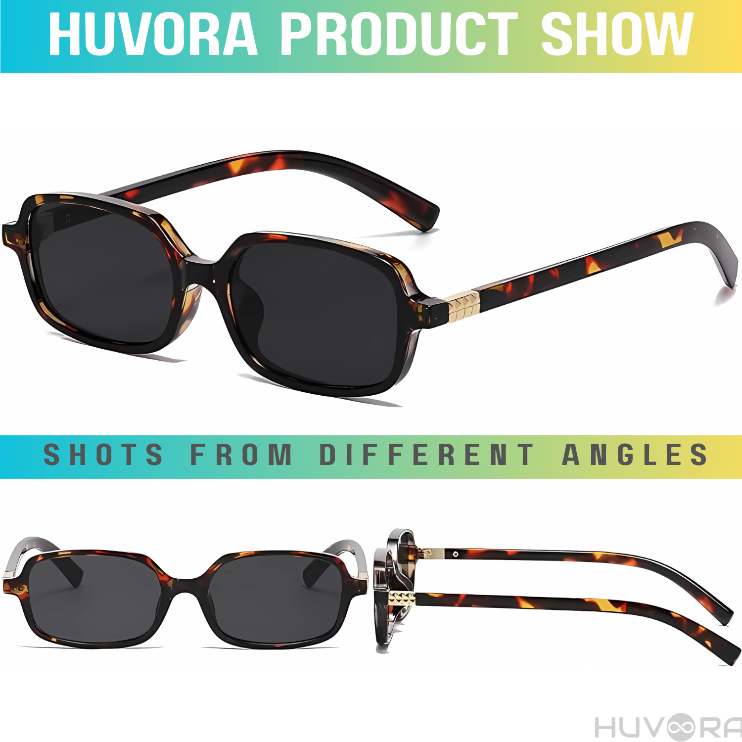 HUVORA | Blue Flex | Anti Blue Light Computer Rectangle Glasses