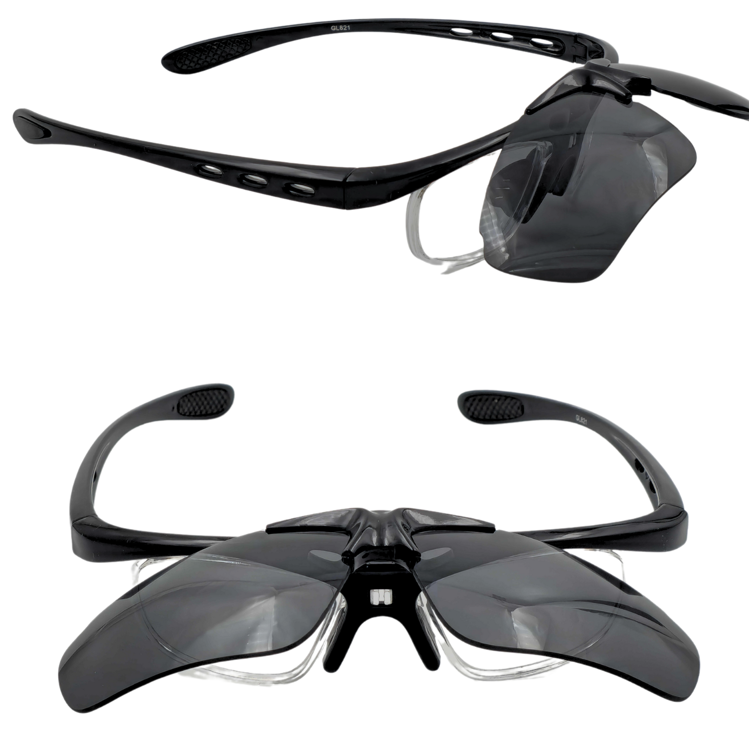 HUVORA | Flip Up | Wrapround Sports Sunglasses