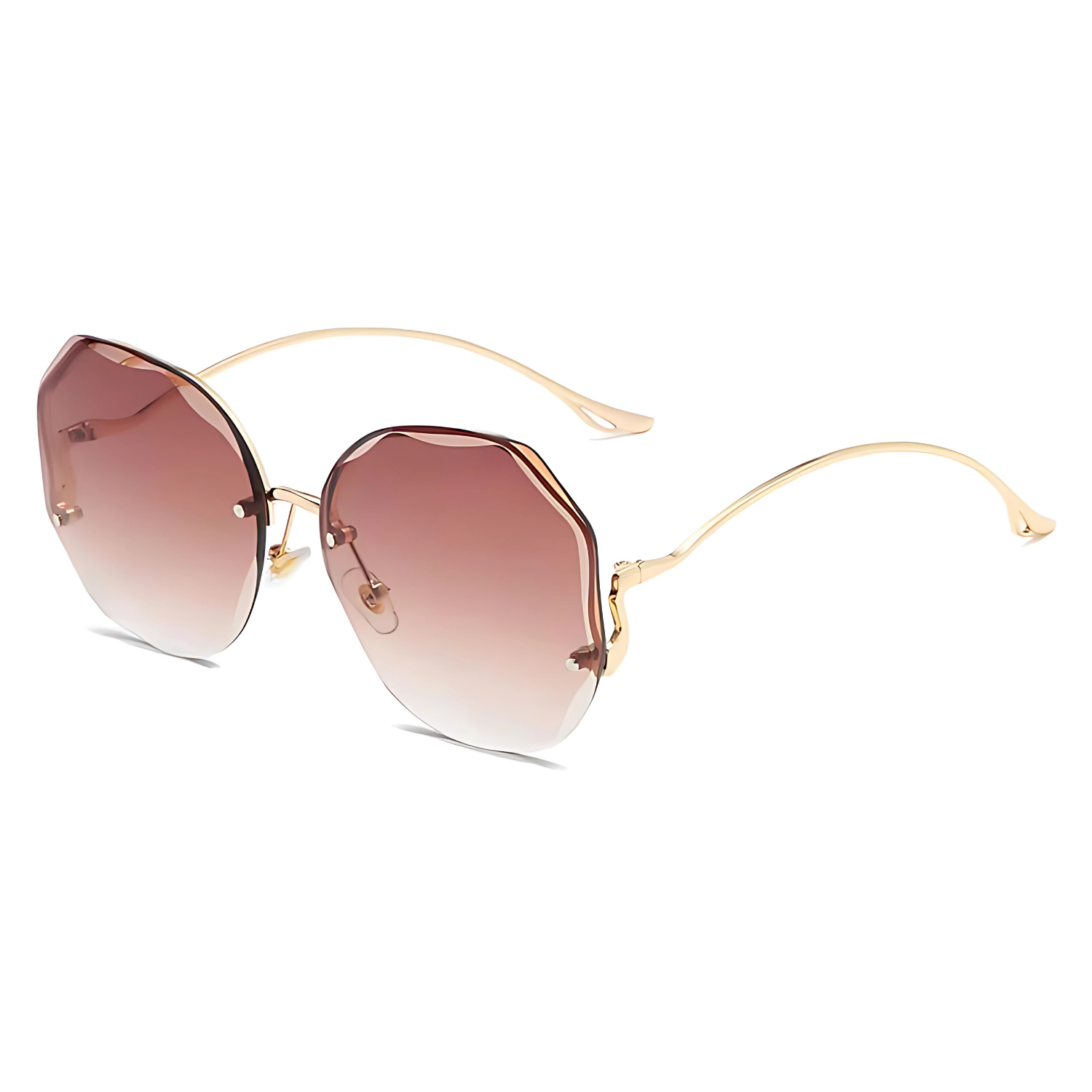 HUVORA | De Curve | Designer Oversized Round Sunglasses