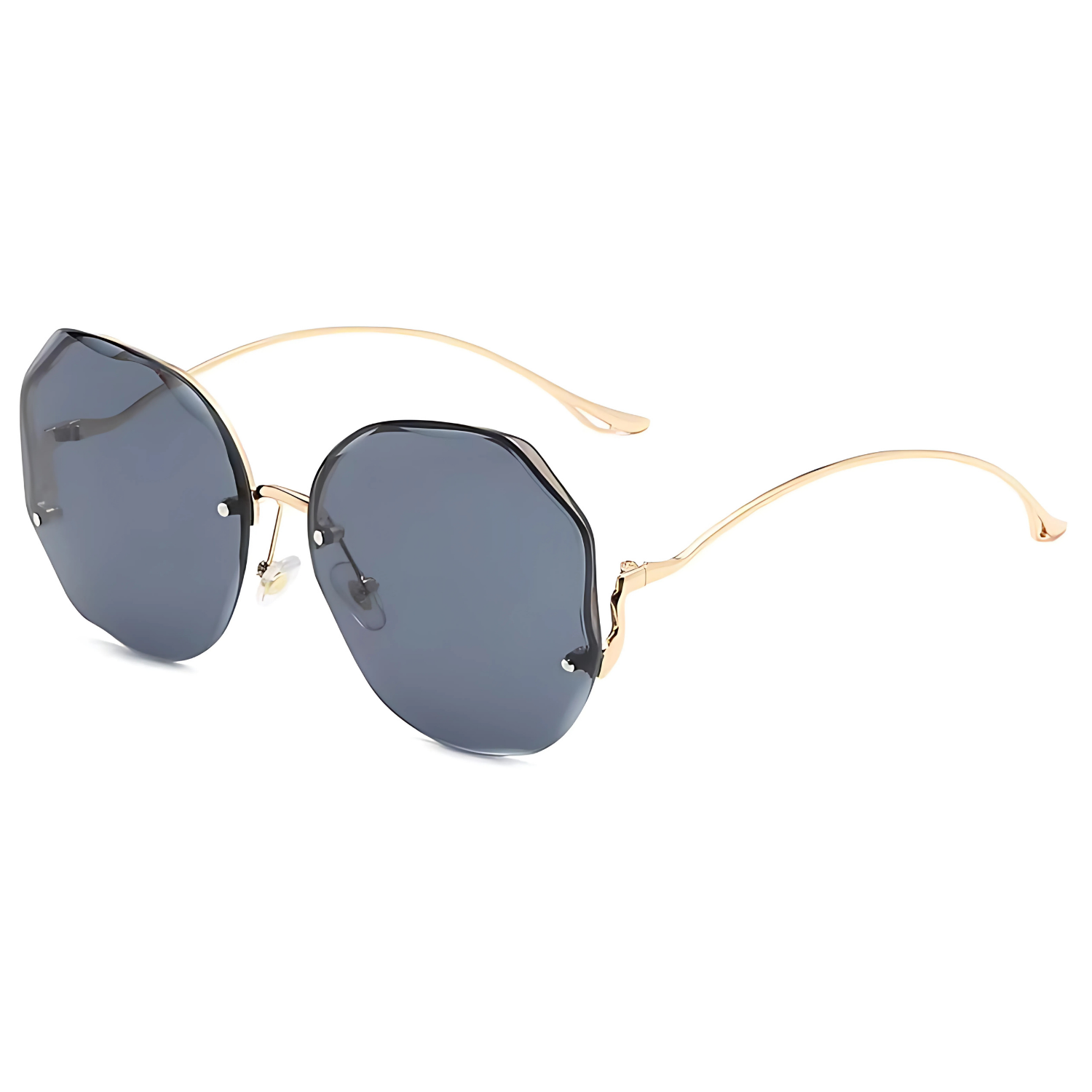 HUVORA | De Curve | Designer Oversized Round Sunglasses