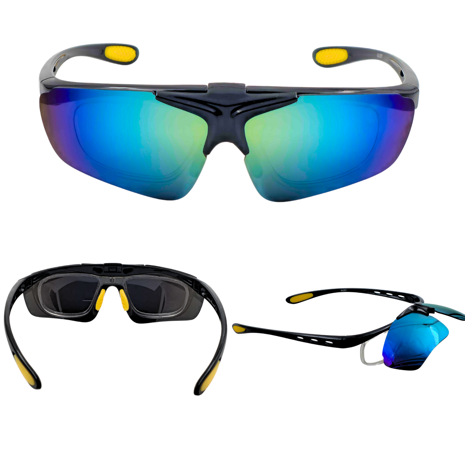 HUVORA | Flip Up | Wrapround Sports Sunglasses
