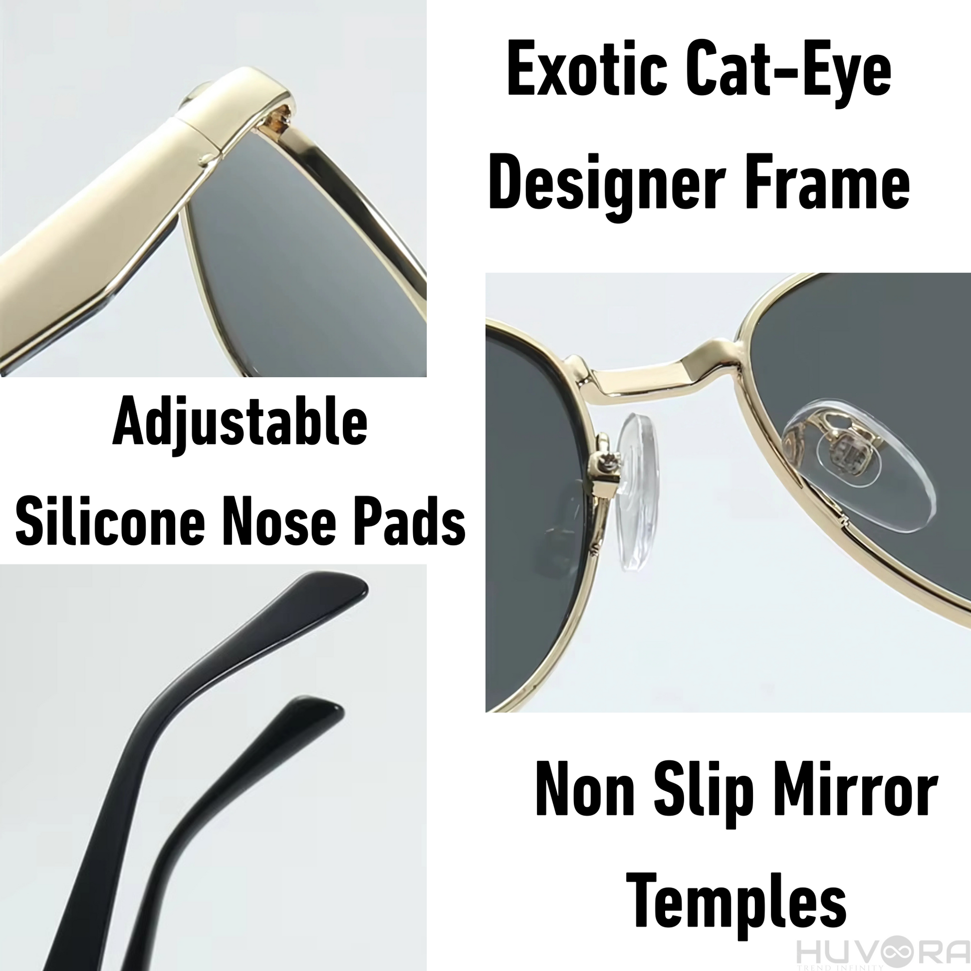 HUVORA | Cat Lux | Designer Cat Eye Sunglasses