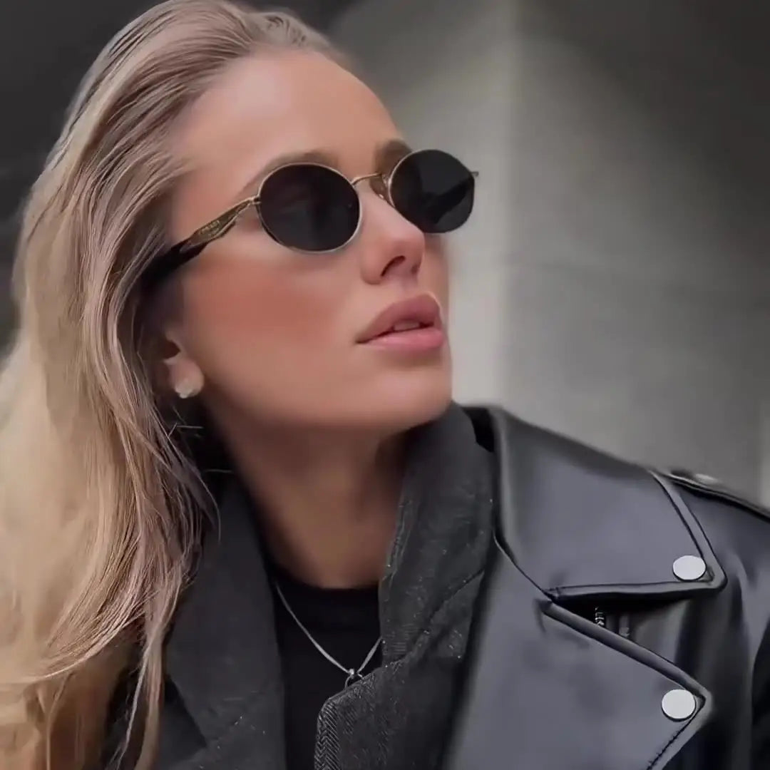 HUVORA | Glamonde | Designer Oval Sunglasses