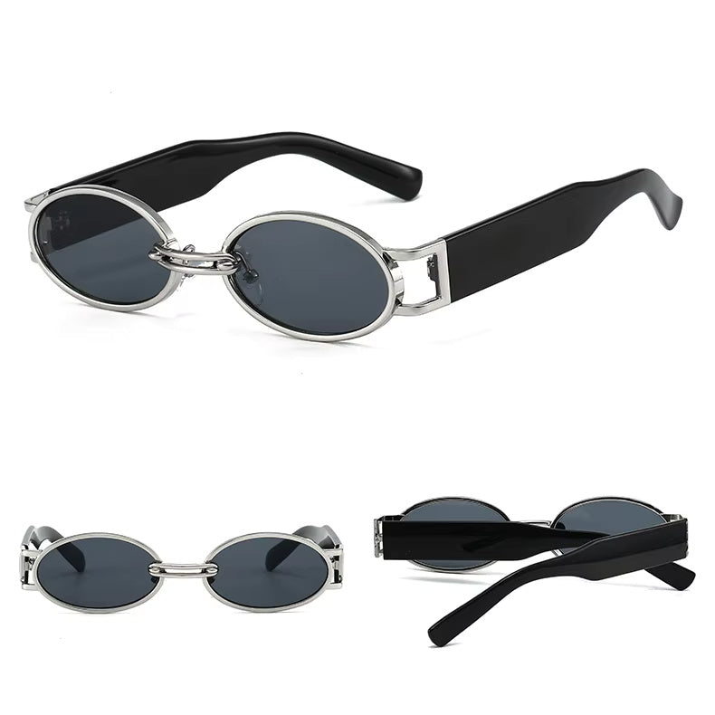 HUVORA | Bold Ole | Alloy Oval Designer Sunglasses
