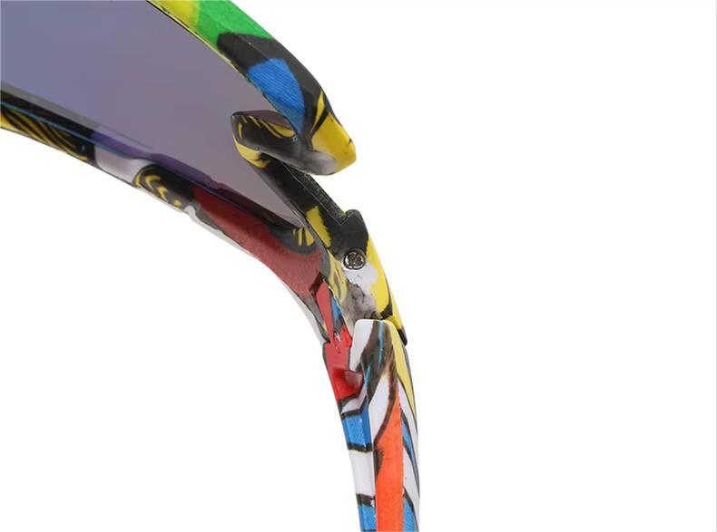 HUVORA | Rapid Hue | Wraparound Sports Sunglasses | Graffiti