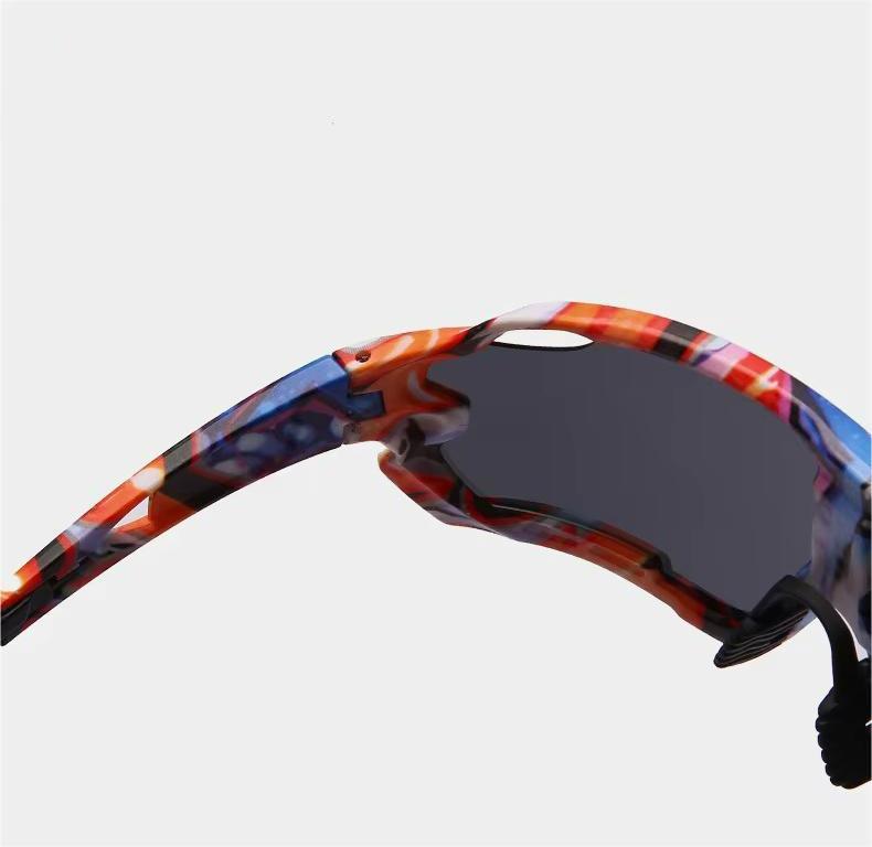 HUVORA | Rapid Hue X | Polarized Wraparound Sports Sunglasses | Graffiti