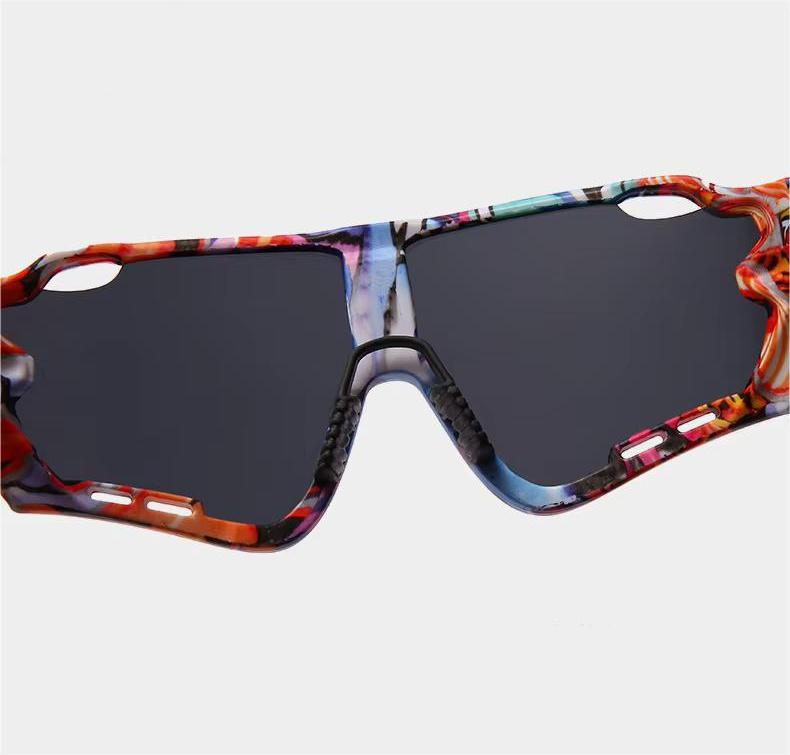 HUVORA | Rapid Hue X | Polarized Wraparound Sports Sunglasses | Graffiti