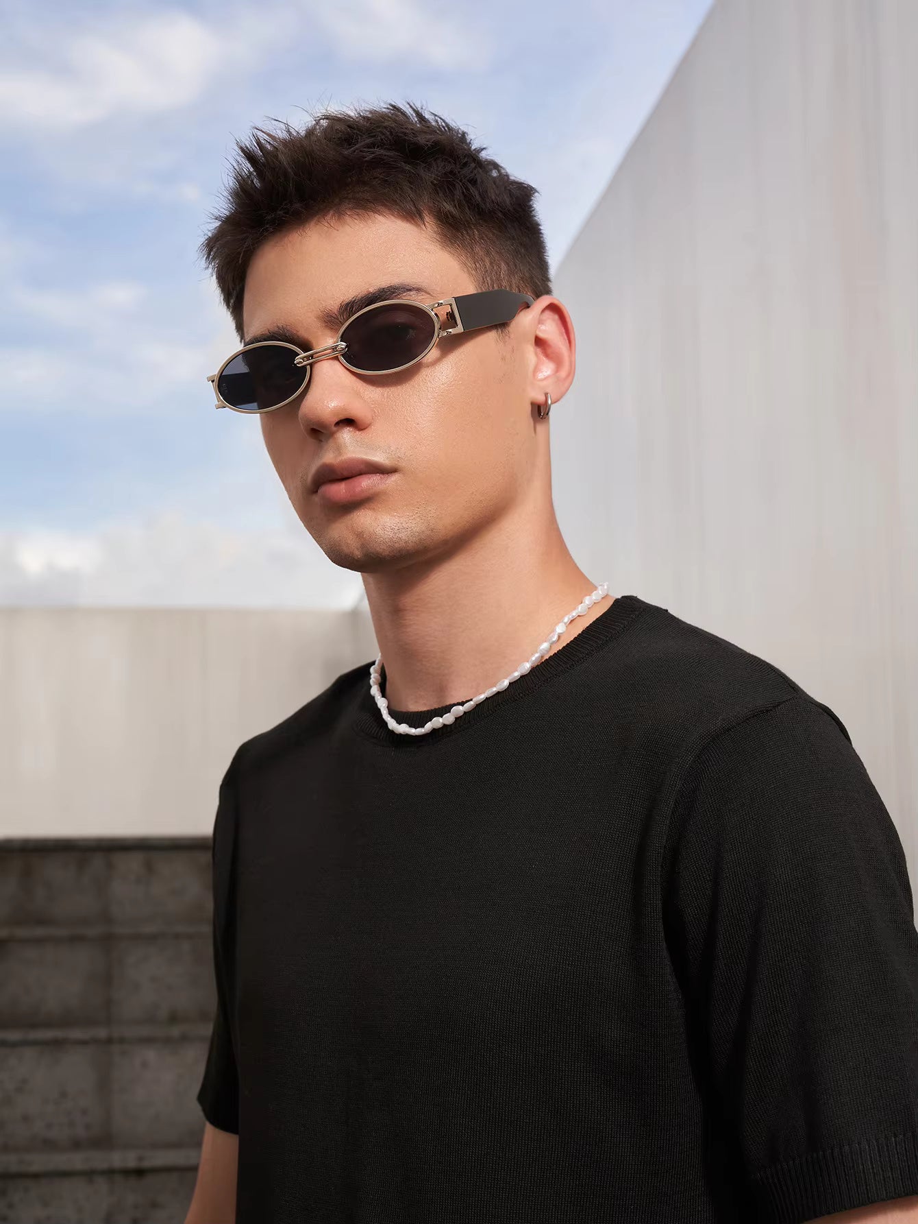 HUVORA | Bold Ole | Alloy Oval Designer Sunglasses