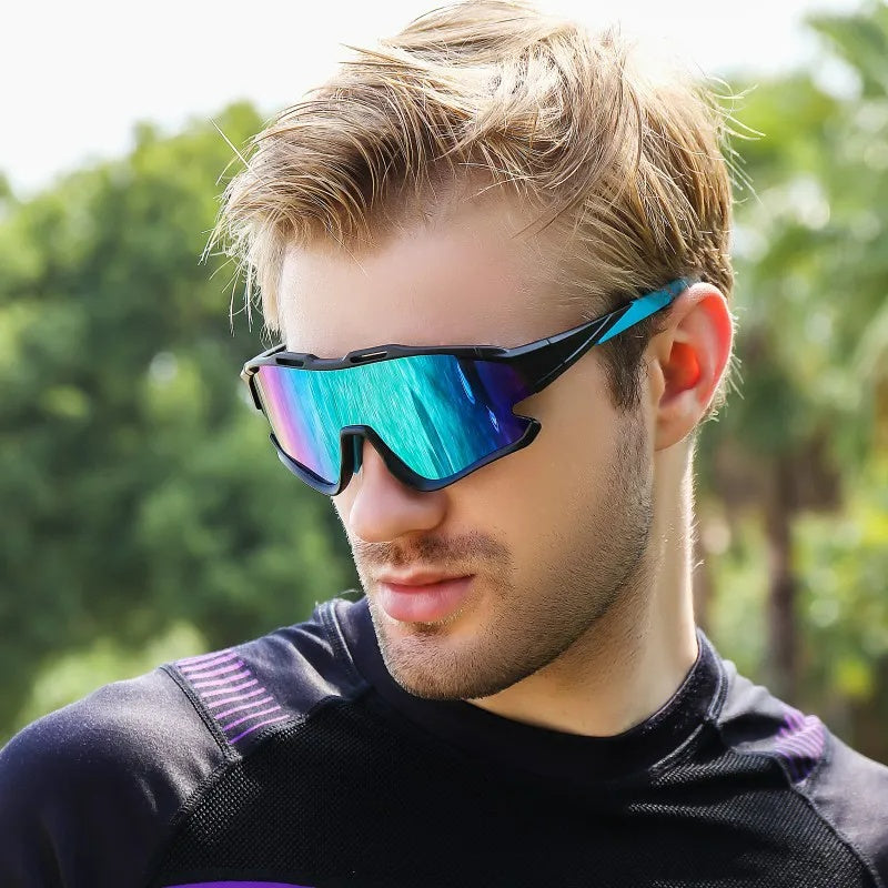 HUVORA | Rapid Hue | Wraparound Sports Sunglasses | Graffiti