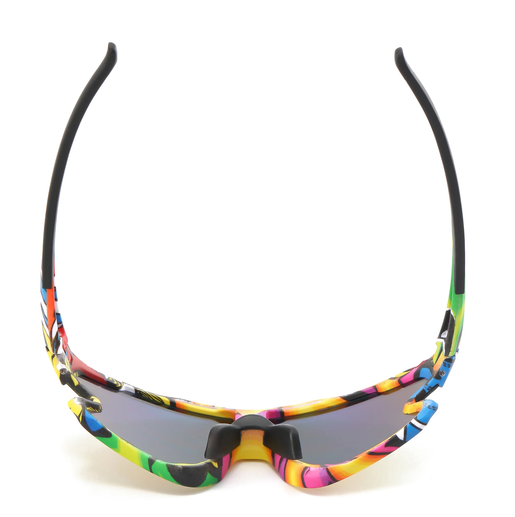 HUVORA | Rapid Hue | Wraparound Sports Sunglasses | Graffiti
