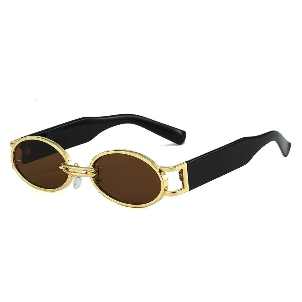 HUVORA | Bold Ole | Alloy Oval Designer Sunglasses