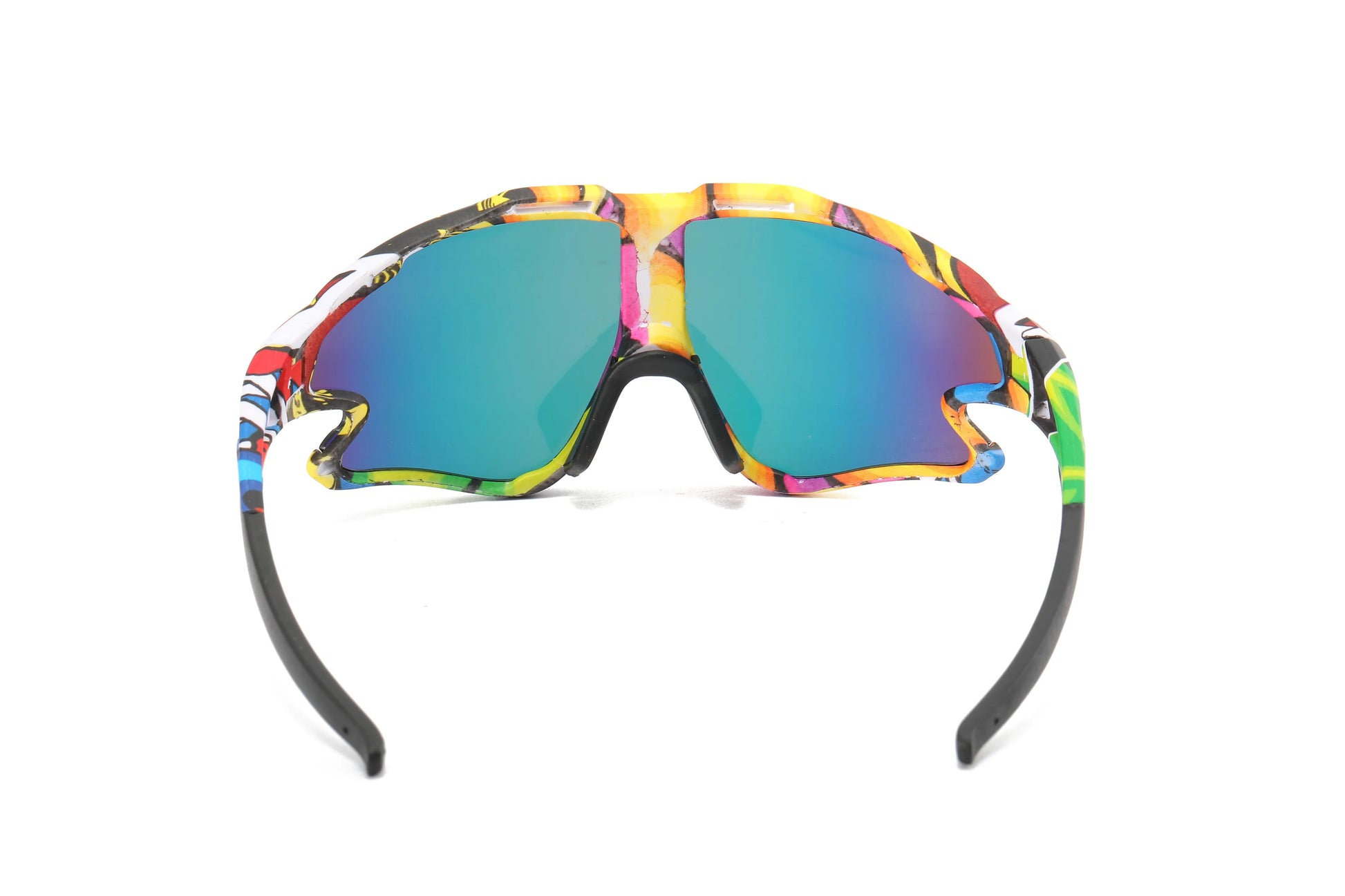 HUVORA | Rapid Hue | Wraparound Sports Sunglasses | Graffiti