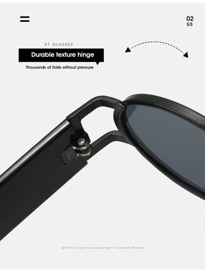HUVORA | Bold Ole | Alloy Oval Designer Sunglasses