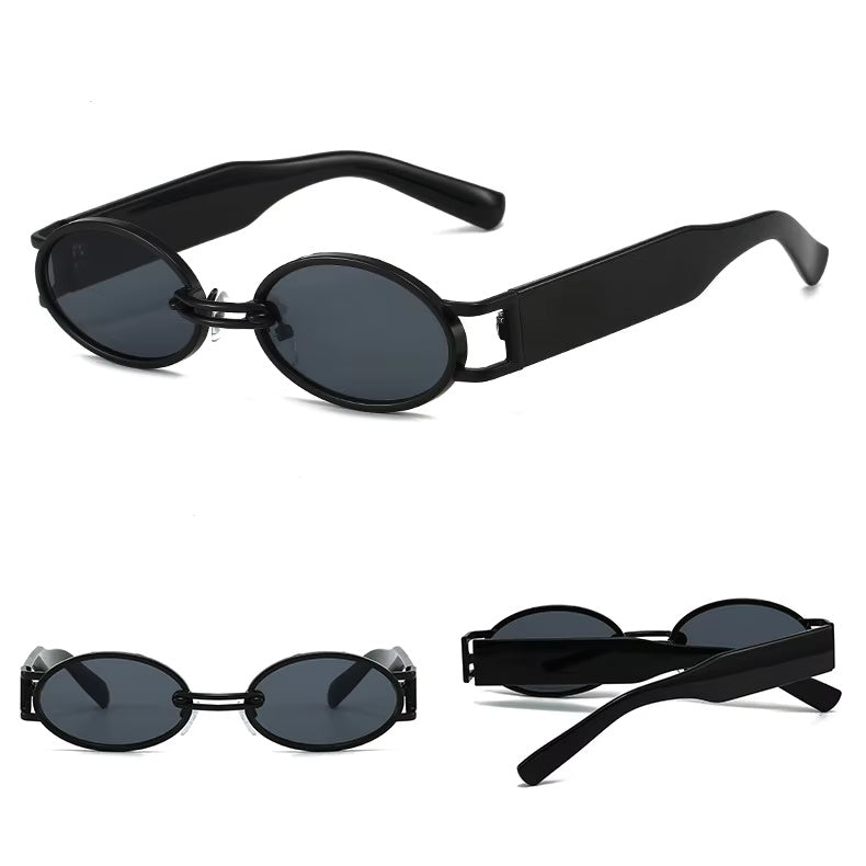 HUVORA | Bold Ole | Alloy Oval Designer Sunglasses