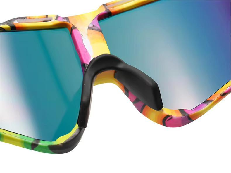 HUVORA | Rapid Hue | Wraparound Sports Sunglasses | Graffiti