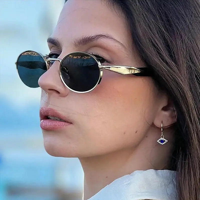 HUVORA | Glamonde | Designer Oval Sunglasses