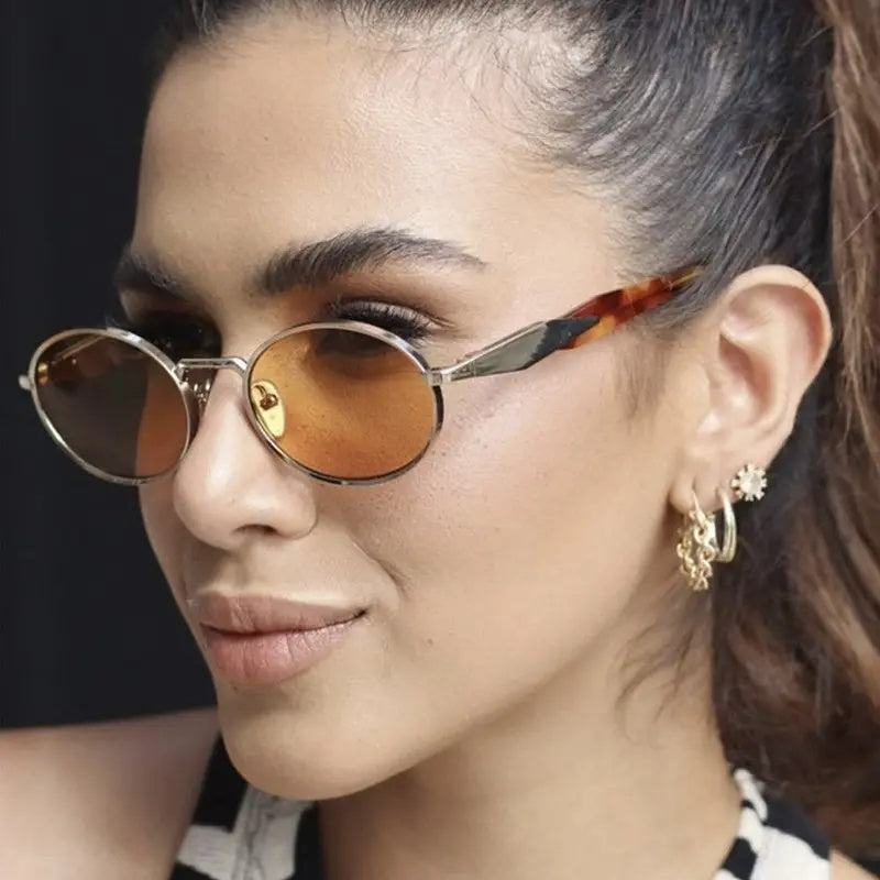 HUVORA | Glamonde | Designer Oval Sunglasses