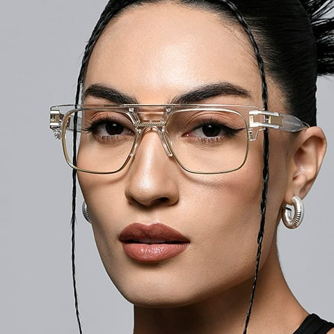 HUVORA | Urban Boss | Anti Blue Light Computer Square Glasses