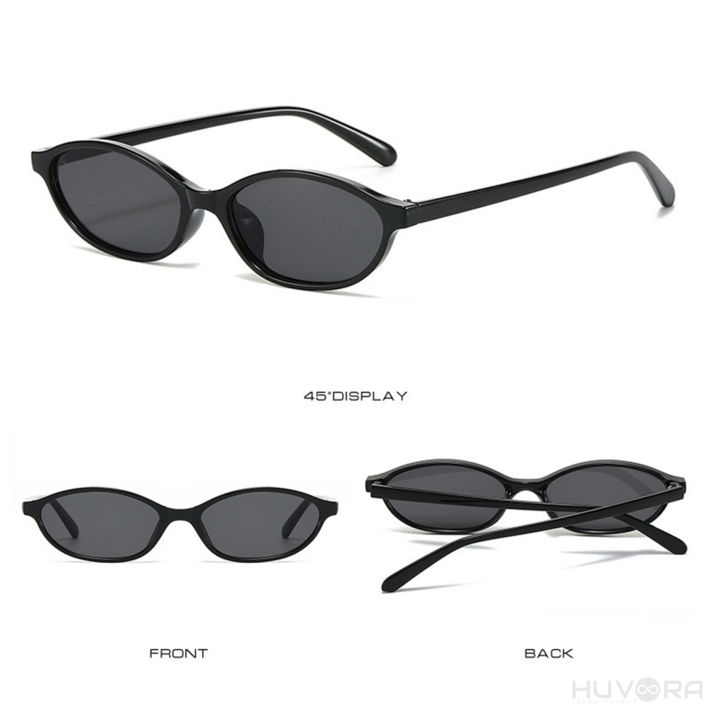 HUVORA | Elara Vue | Trendy Cat Eye Sunglasses | Metal Hinges