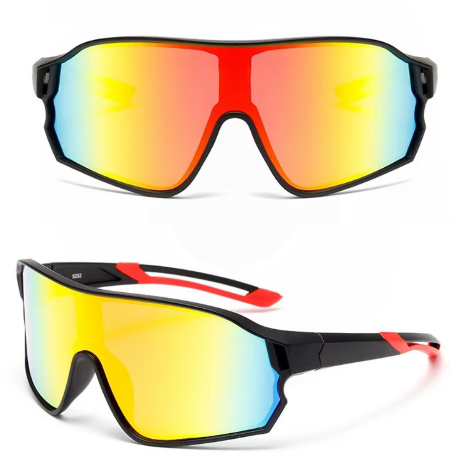 HUVORA | Sky Drift | Wraparound Shield Sports Sunglasses