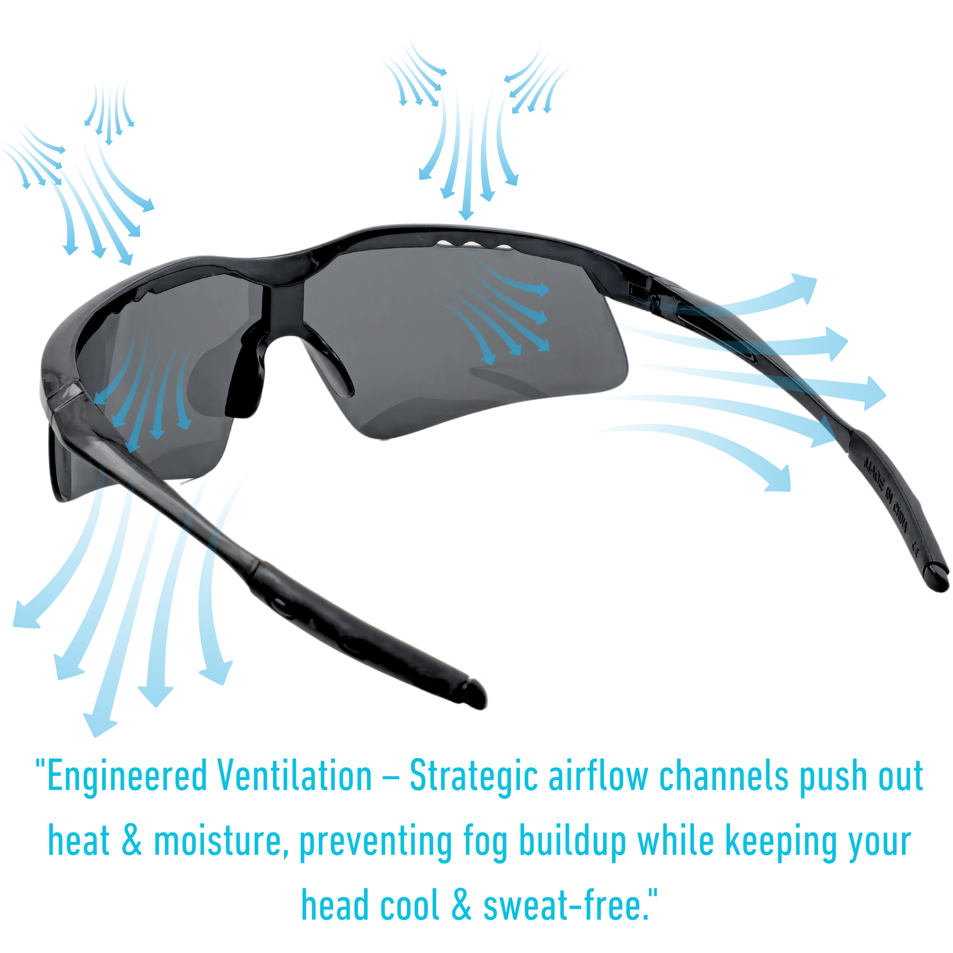 HUVORA | Cyclone Flex | Wraparound Sports Sunglasses