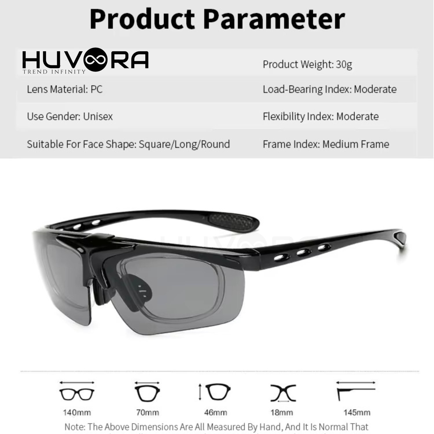HUVORA | Flip Up | Wrapround Sports Sunglasses