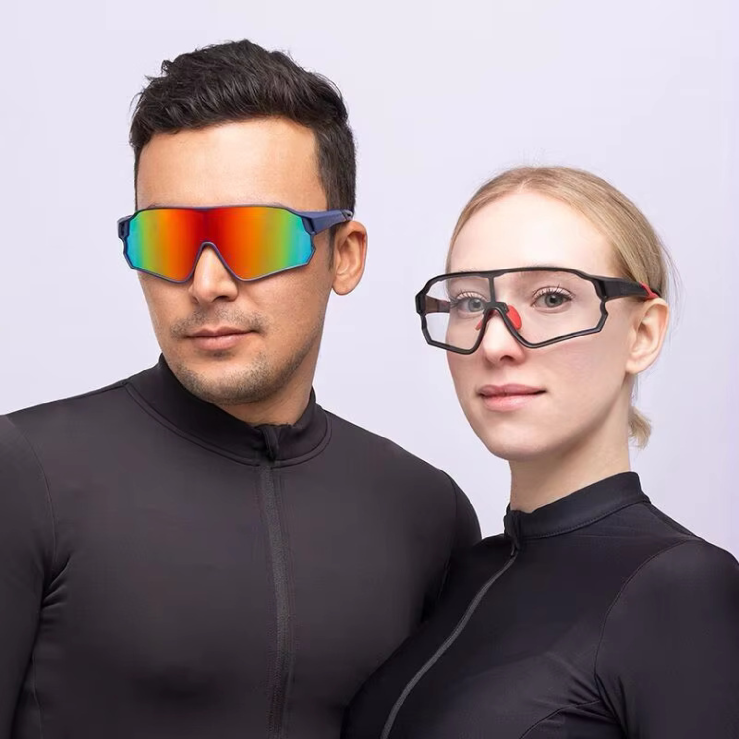 HUVORA | Sky Drift | Wraparound Shield Sports Sunglasses