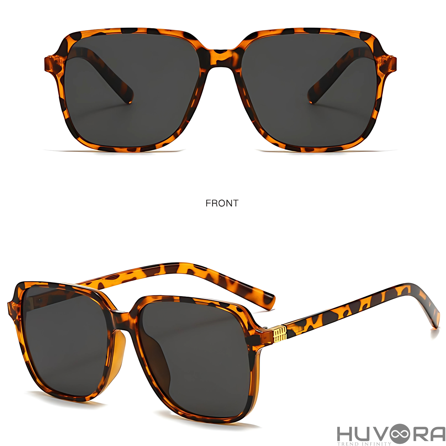 HUVORA | Vibe Frame | Oversized Square Anti Blue Computer Glasses