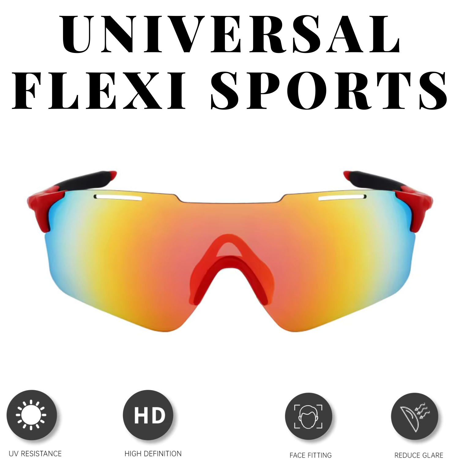 HUVORA | Trail Bolt | Wraparound Sports Sunglasses