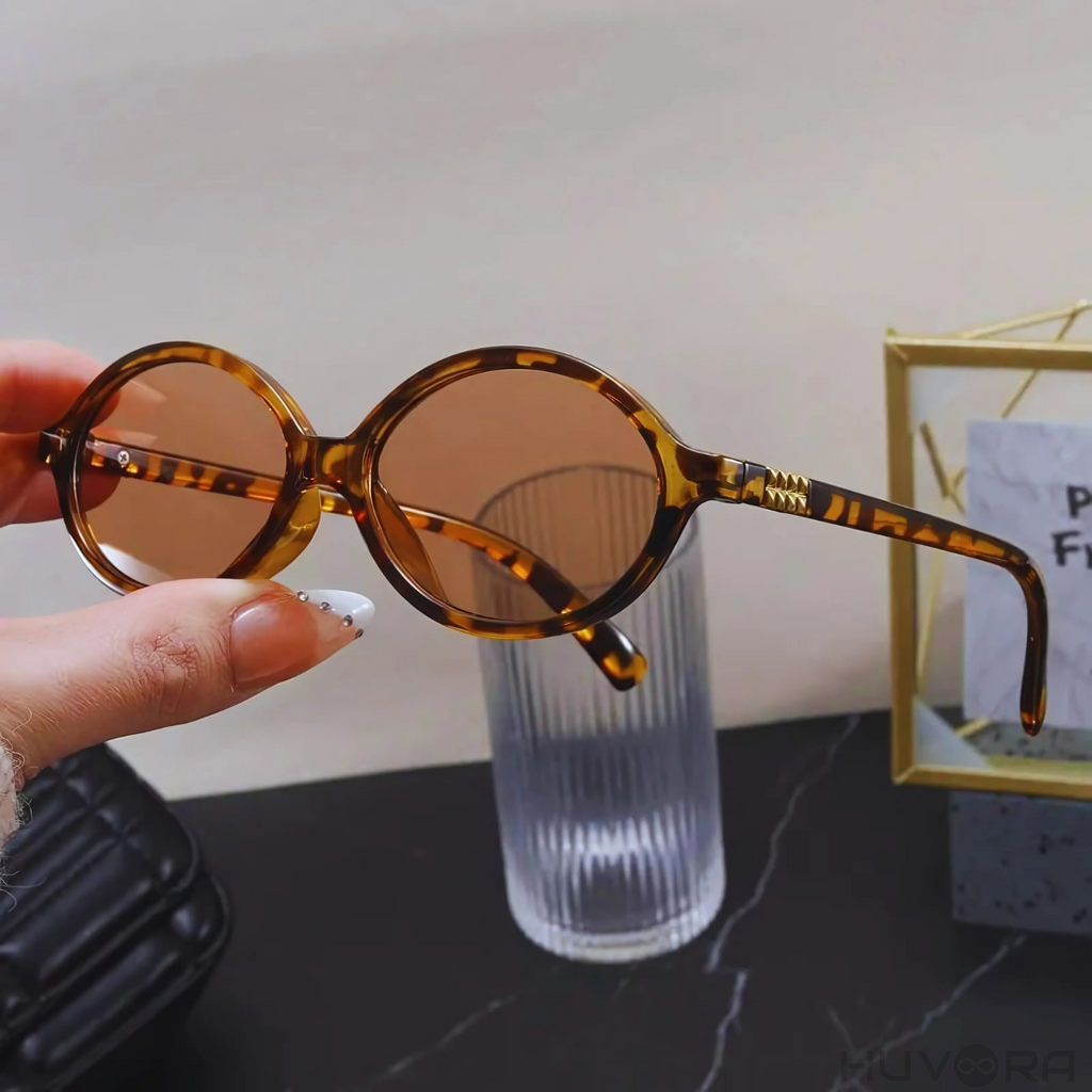 HUVORA | Retro Bloom | Anti Blue Oval Computer Glasses