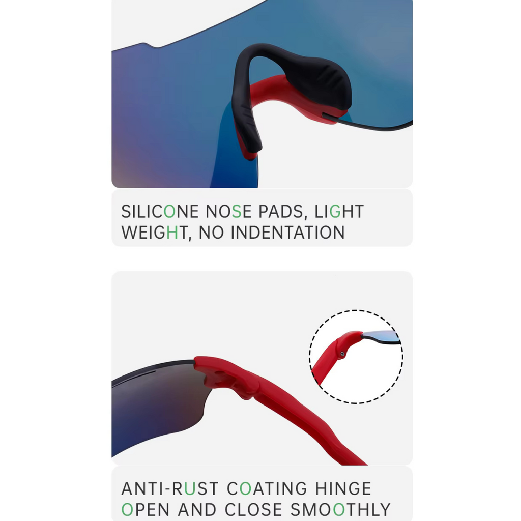 HUVORA | Trail Bolt | Wraparound Sports Sunglasses