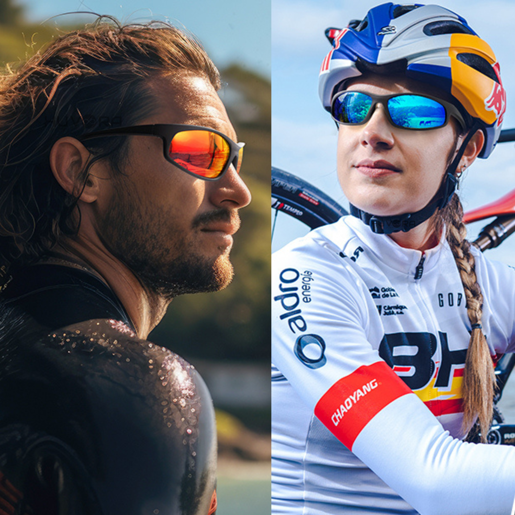 HUVORA | Thunder Curve | Polarized Sports Sunglasses