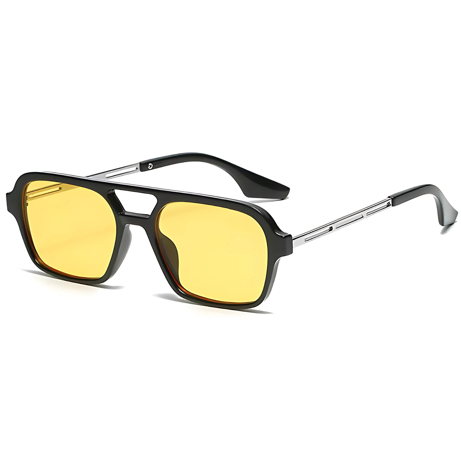 HUVORA | Wise Knight | Flat Square Aviator Sunglasses | Anti Blue Light Computer Glasses