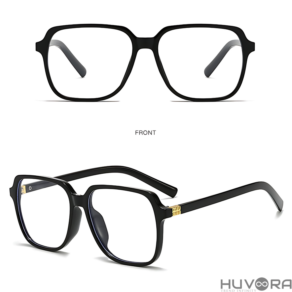 HUVORA | Vibe Frame | Oversized Square Anti Blue Computer Glasses