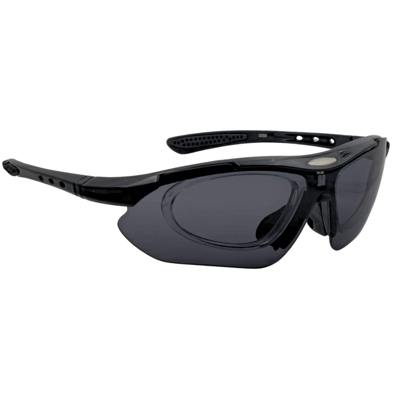 HUVORA | Strom Fire| Wraparound Sports Sunglasses with Myopia Frame