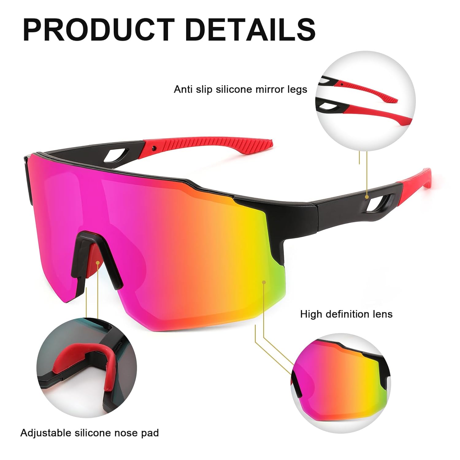 HUVORA | Jet Fusion | Acetate Sports Sunglasses