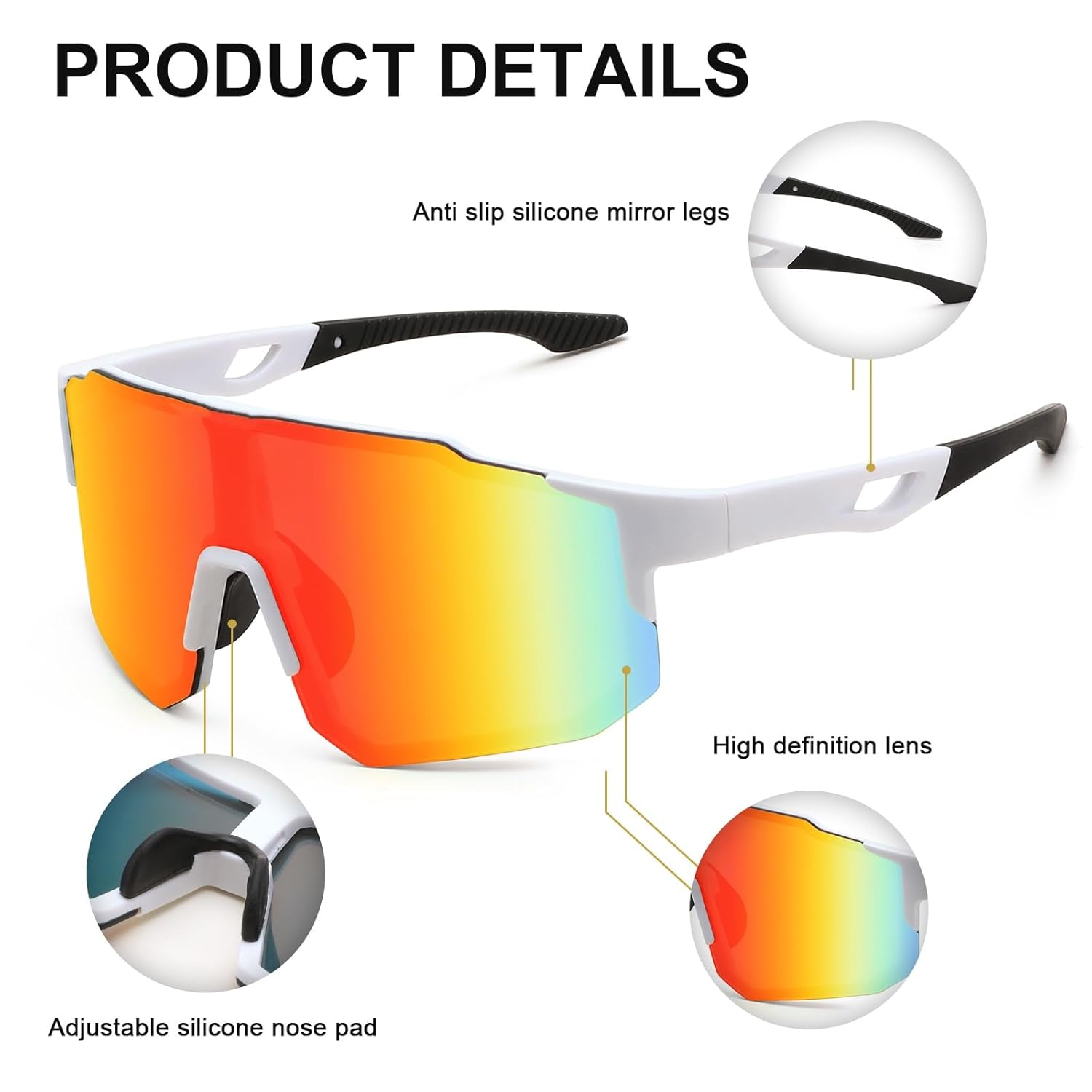 HUVORA | Jet Fusion | Acetate Sports Sunglasses