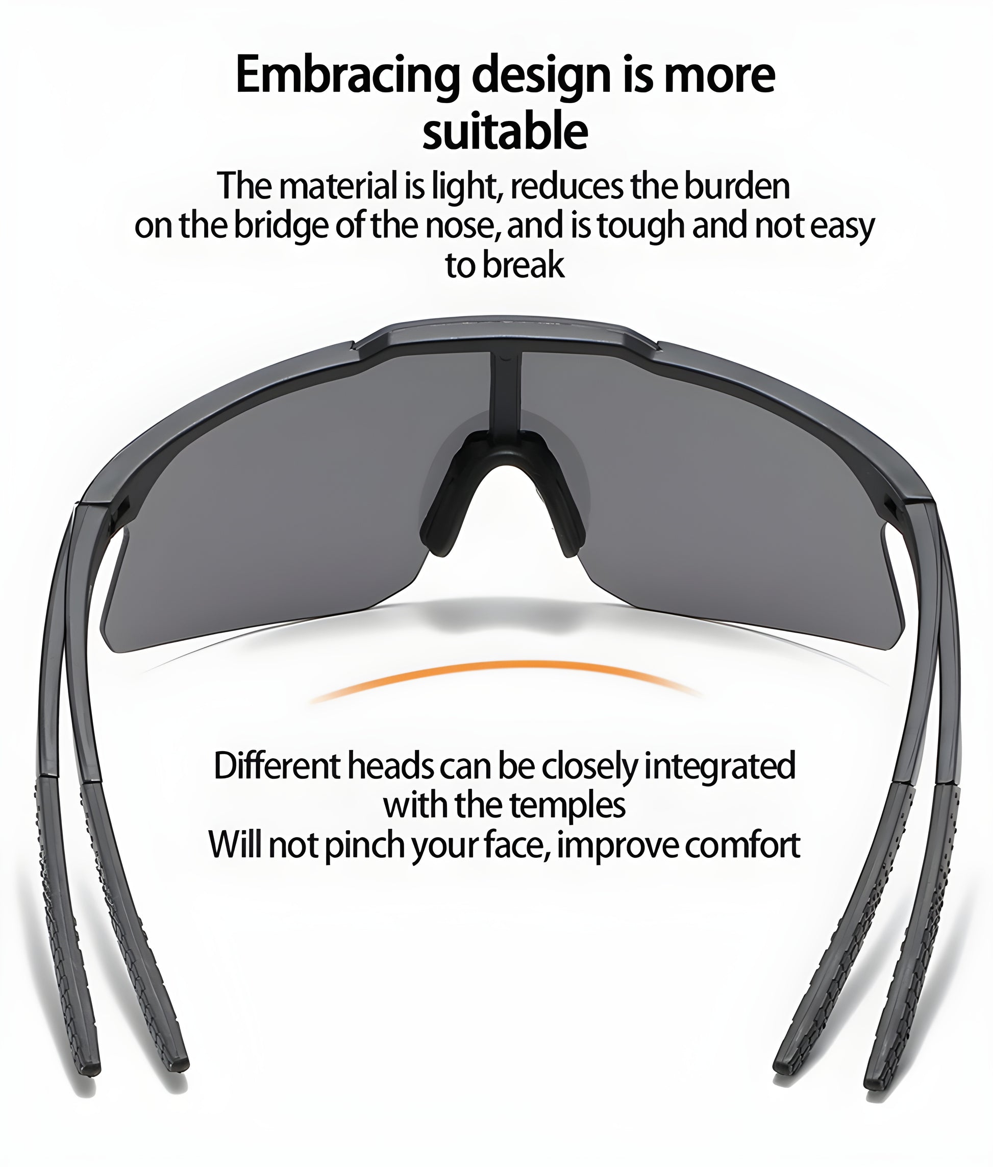 HUVORA | Velocity X | Rimless Shield Sports Sunglasses