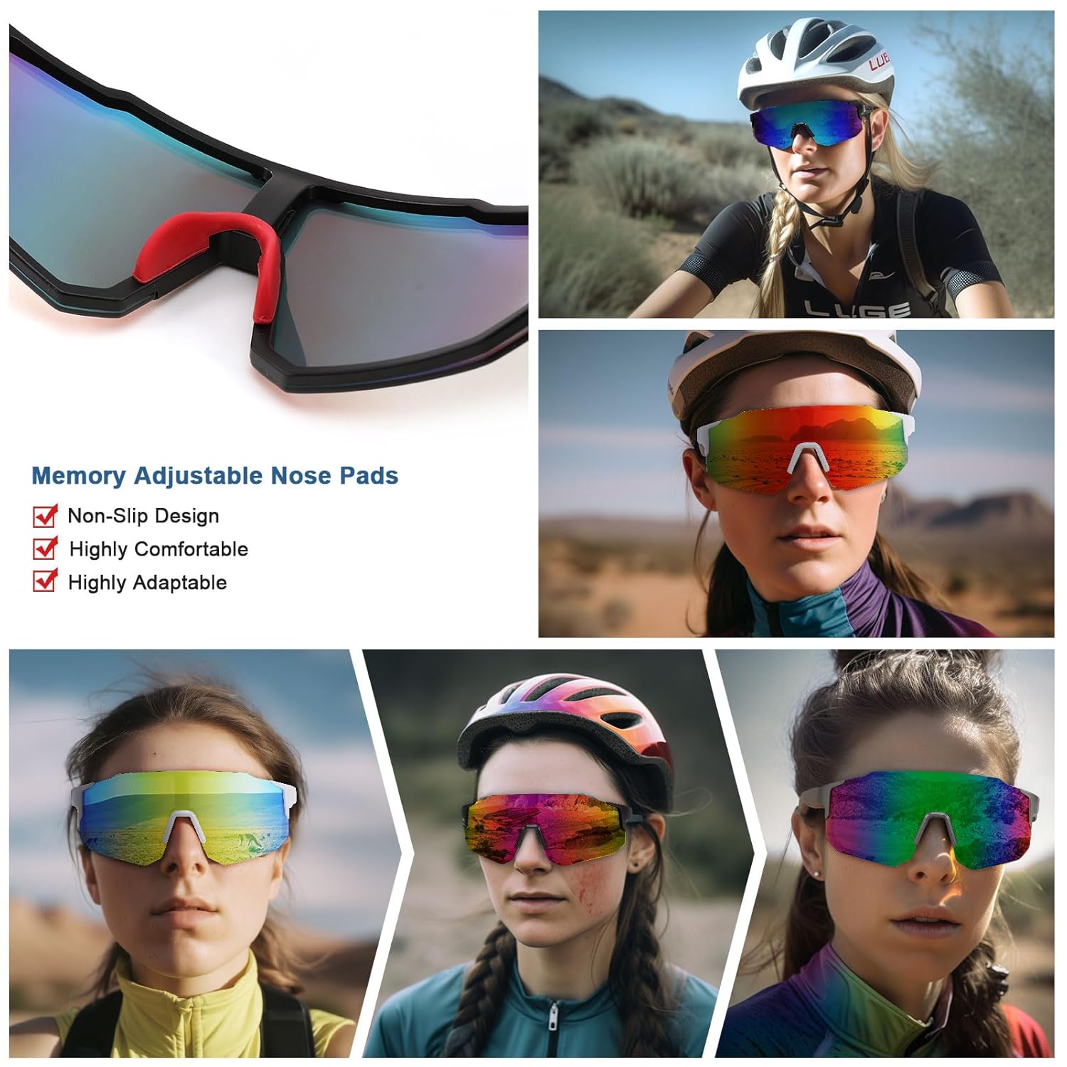 HUVORA | Jet Fusion | Acetate Sports Sunglasses