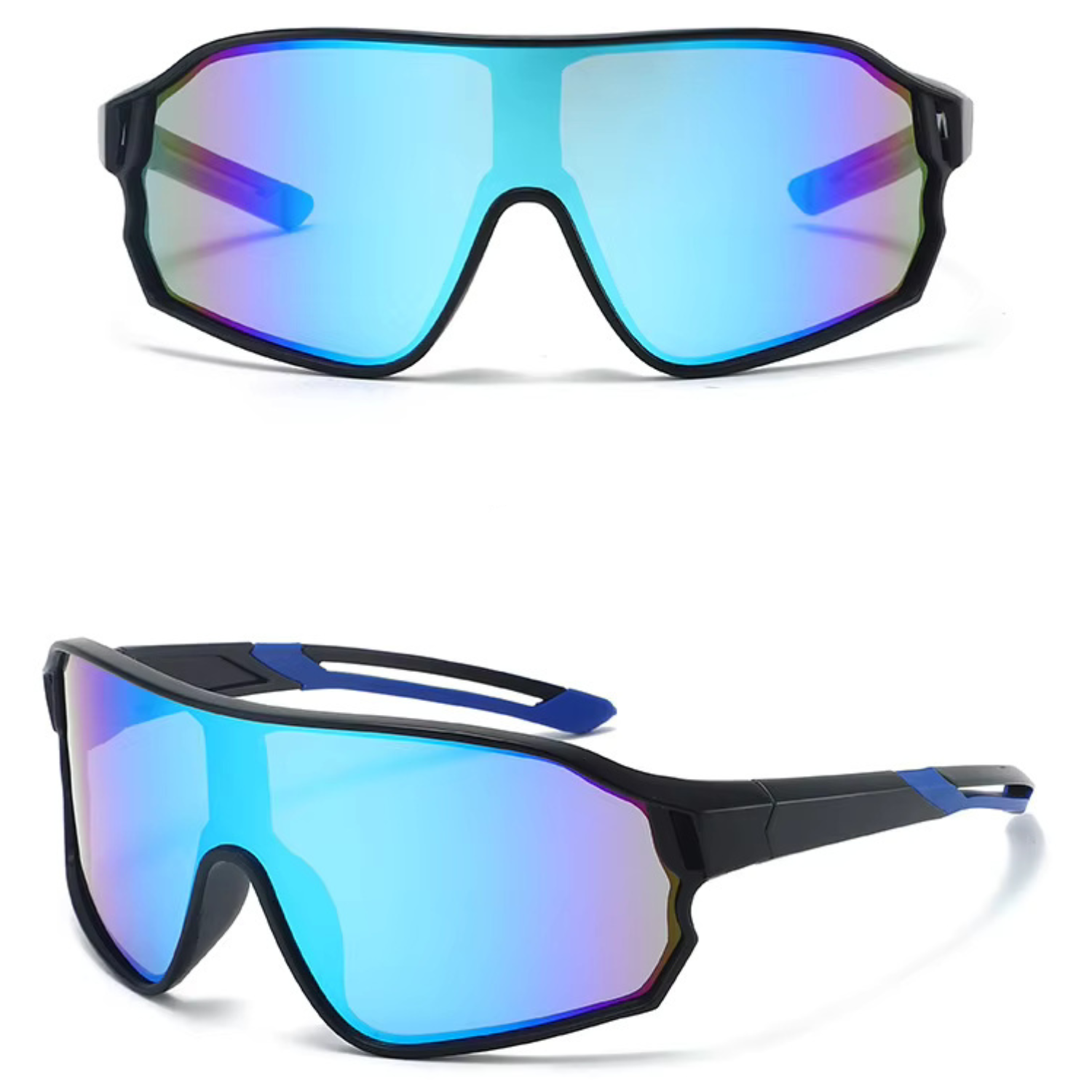 HUVORA | Sky Drift | Wraparound Shield Sports Sunglasses