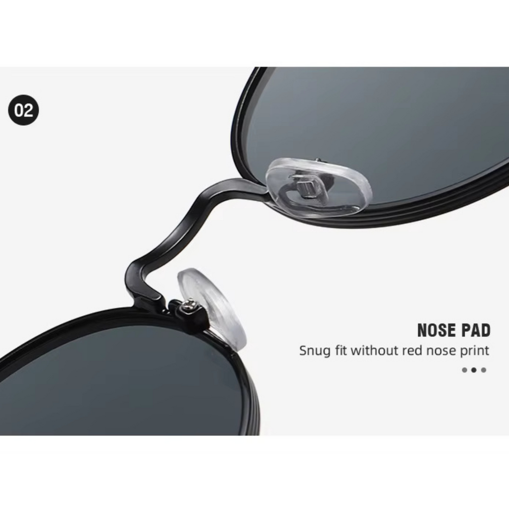 HUVORA | El Gonzo | Round Alloy Sunglasses