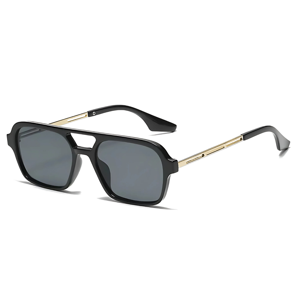 HUVORA | Wise Knight | Flat Square Aviator Sunglasses | Anti Blue Light Computer Glasses